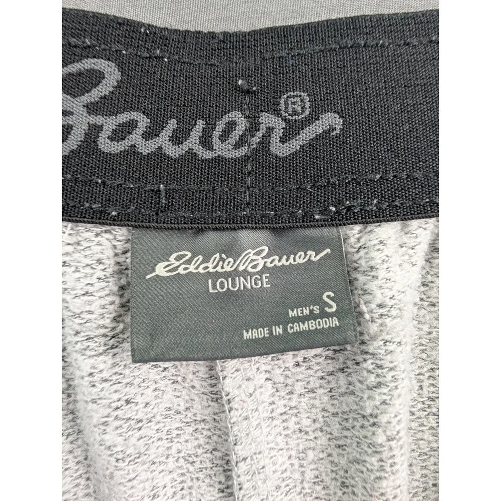 Eddie Bauer Lounge Mens Grey Fleece Sweatpants‎ Size Small